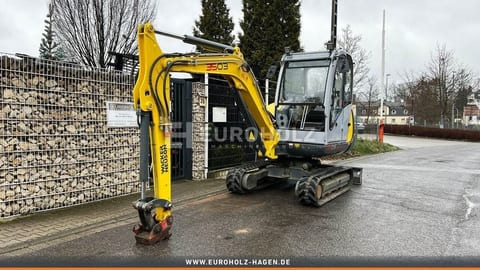 2017 Wacker Neuson 3503 RD VDS mini excavator, front three-quarter view 2017 Wacker Neuson 3503 RD VDS mini excavator, front three-quarter view