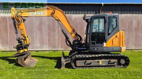 2019 CASE CX 90D mini excavator, side view 2019 CASE CX 90D mini excavator, side view