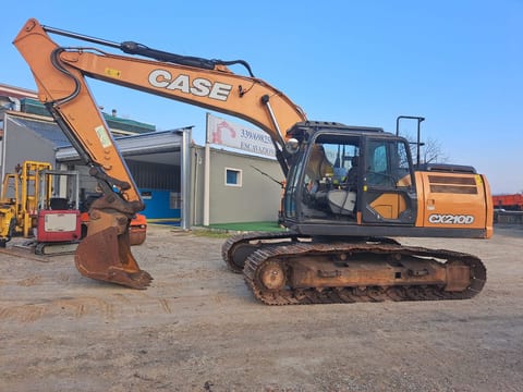 2019 CASE CX210D crawler excavator side view 2019 CASE CX210D crawler excavator side view