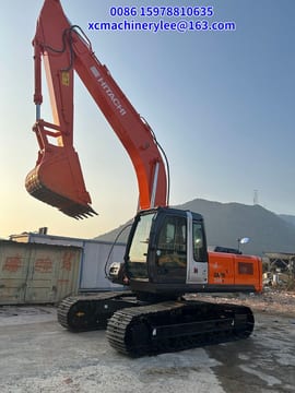 2024 Hitachi Zaxis 240G crawler excavator, side profile view 2024 Hitachi Zaxis 240G crawler excavator, side profile view