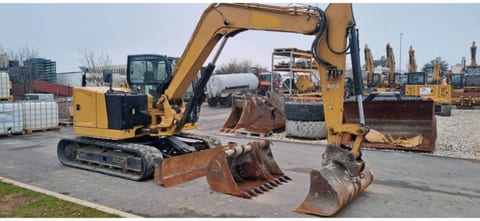 2020 Caterpillar 308-07CR crawler excavator, side view 2020 Caterpillar 308-07CR crawler excavator, side view