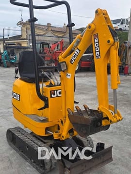 2015 JCB 8008 CTS mini excavator, front three-quarter view 2015 JCB 8008 CTS mini excavator, front three-quarter view