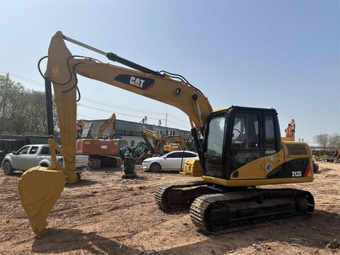2020 Caterpillar 312D crawler excavator, side profile view 2020 Caterpillar 312D crawler excavator, side profile view