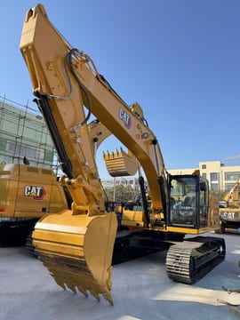 2023 Caterpillar 330GC crawler excavator, front three-quarter view 2023 Caterpillar 330GC crawler excavator, front three-quarter view