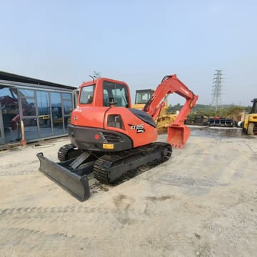 2022 Kubota KX185 mini excavator, rear three-quarter view 2022 Kubota KX185 mini excavator, rear three-quarter view