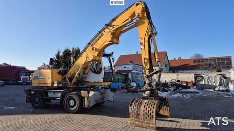 2010 Liebherr A316 LITRONIC material handler, side view 2010 Liebherr A316 LITRONIC material handler, side view