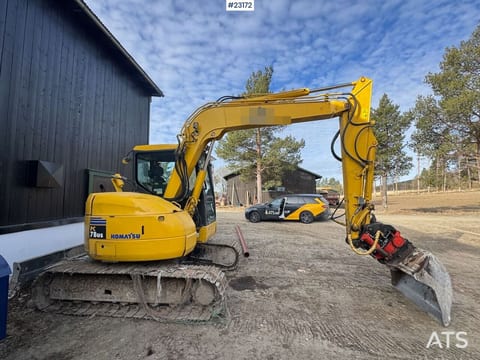 2008 Komatsu PC78US crawler excavator, side view 2008 Komatsu PC78US crawler excavator, side view