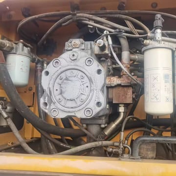 Volvo EC480DL Crawler Excavator hydraulic pump detail Volvo EC480DL Crawler Excavator hydraulic pump detail