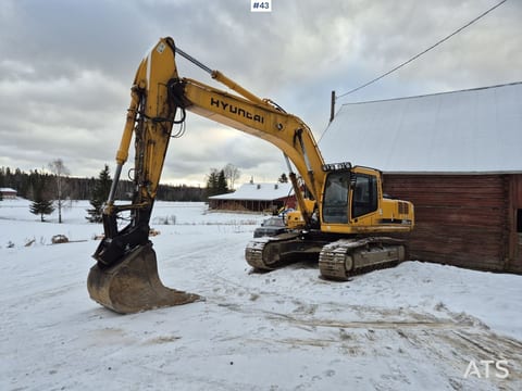 2006 Hyundai R290LC-7A crawler excavator, side view 2006 Hyundai R290LC-7A crawler excavator, side view
