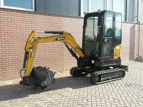2022 Sany SY18C mini excavator, side view 2022 Sany SY18C mini excavator, side view