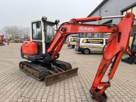 2005 Kubota KX101-3 mini excavator, side view 2005 Kubota KX101-3 mini excavator, side view