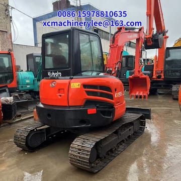 2024 Kubota KX155 mini excavator, front three-quarter view 2024 Kubota KX155 mini excavator, front three-quarter view