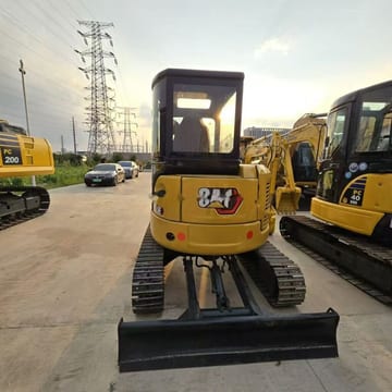 2024 Caterpillar 303.5E mini excavator rear view 2024 Caterpillar 303.5E mini excavator rear view