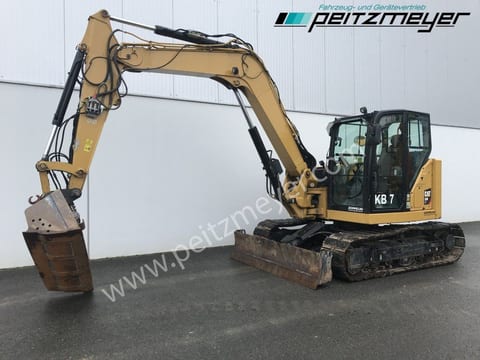 2019 Caterpillar 308-07 ECR mini excavator side view 2019 Caterpillar 308-07 ECR mini excavator side view