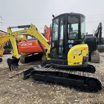 2024 Yanmar VIO35 mini excavator, side view 2024 Yanmar VIO35 mini excavator, side view