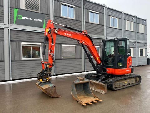 2019 Kubota U55-4 mini excavator, side view 2019 Kubota U55-4 mini excavator, side view