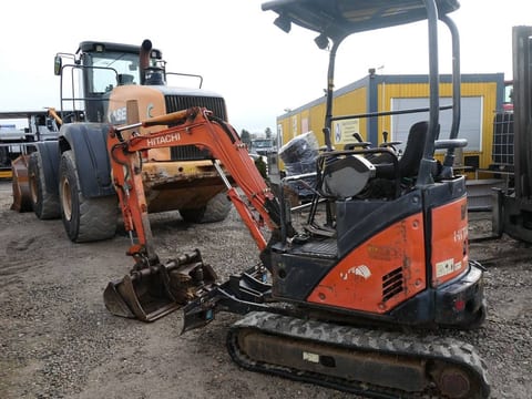 2008 Hitachi ZX17U mini excavator, side view 2008 Hitachi ZX17U mini excavator, side view
