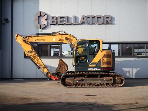 2018 Hyundai HX145LCR crawler excavator, side profile view 2018 Hyundai HX145LCR crawler excavator, side profile view