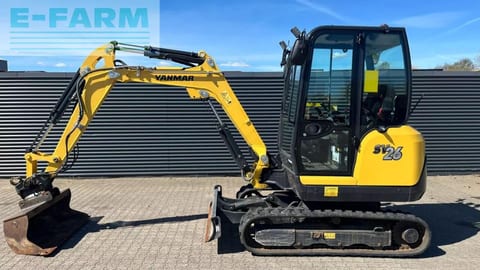 2018 Yanmar SV26 mini excavator, side view 2018 Yanmar SV26 mini excavator, side view