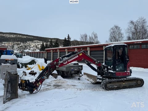 2022 Yanmar VIO576B crawler excavator, side view 2022 Yanmar VIO576B crawler excavator, side view