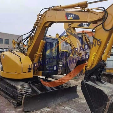2018 Caterpillar 308D mini excavator, side view 2018 Caterpillar 308D mini excavator, side view