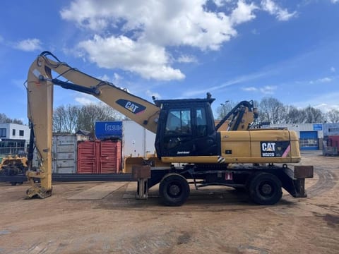 2011 Caterpillar M322D MH material handler, side view 2011 Caterpillar M322D MH material handler, side view