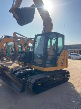 2024 Caterpillar 307.5 mini excavator, front three-quarter view 2024 Caterpillar 307.5 mini excavator, front three-quarter view
