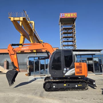 2024 Hitachi ZX70 mini excavator, side profile view 2024 Hitachi ZX70 mini excavator, side profile view
