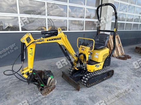2020 Yanmar SV08 mini excavator, side view 2020 Yanmar SV08 mini excavator, side view