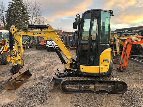 2018 Yanmar VIO26 mini excavator, side view 2018 Yanmar VIO26 mini excavator, side view
