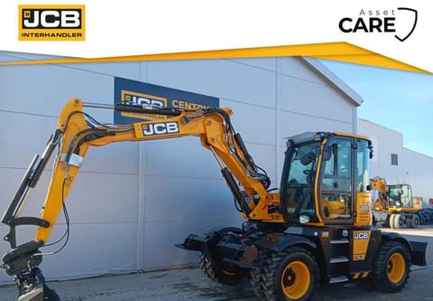 2024 JCB Hydradig 110W wheel excavator side view 2024 JCB Hydradig 110W wheel excavator side view
