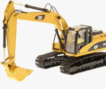 Escavatore cingolato Caterpillar 320D del 2020, vista anteriore tre quarti Escavatore cingolato Caterpillar 320D del 2020, vista anteriore tre quarti