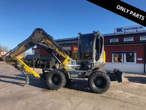 2016 Wacker Neuson EW100 wheel excavator side view 2016 Wacker Neuson EW100 wheel excavator side view