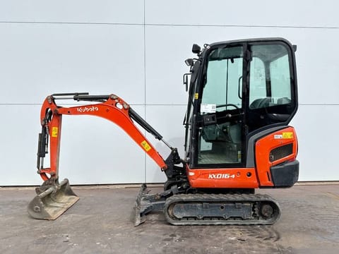 2019 Kubota KX016-4 mini excavator, side view 2019 Kubota KX016-4 mini excavator, side view