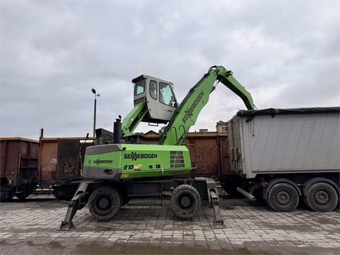 2011 Sennebogen 818 K9 material handler side view 2011 Sennebogen 818 K9 material handler side view