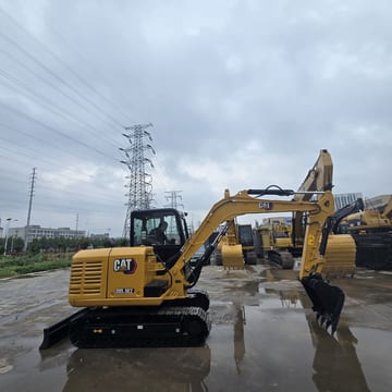2022 Caterpillar 305.5E2 mini excavator, side profile view 2022 Caterpillar 305.5E2 mini excavator, side profile view