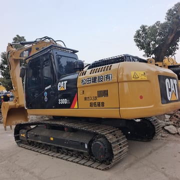 2024 Caterpillar 330D2L crawler excavator, rear three-quarter view 2024 Caterpillar 330D2L crawler excavator, rear three-quarter view
