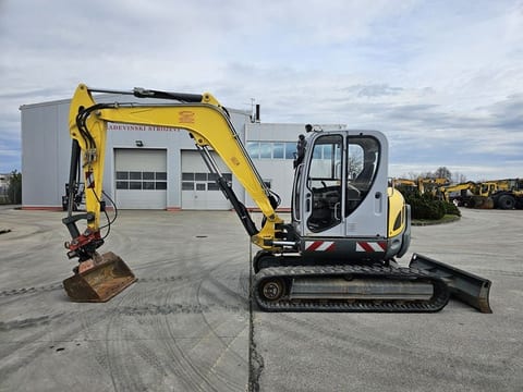 2015 Wacker Neuson 75Z3 crawler excavator, side profile view 2015 Wacker Neuson 75Z3 crawler excavator, side profile view