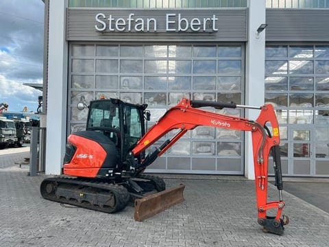2022 Kubota U56-5 mini excavator, side view 2022 Kubota U56-5 mini excavator, side view