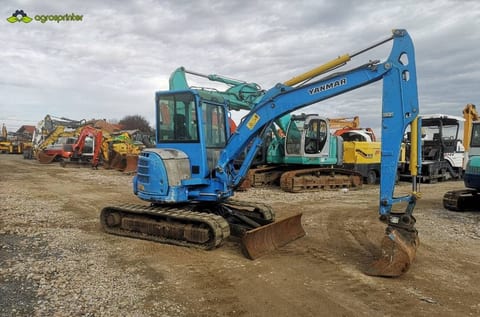2013 Yanmar VIO57 mini excavator, side view 2013 Yanmar VIO57 mini excavator, side view