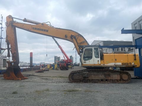 2010 Liebherr R964CHDS demolition excavator, side view 2010 Liebherr R964CHDS demolition excavator, side view