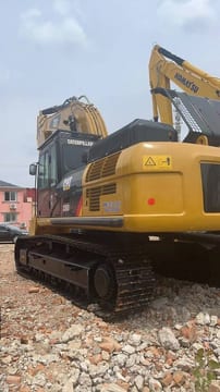 2024 Caterpillar 336D crawler excavator, rear three-quarter view 2024 Caterpillar 336D crawler excavator, rear three-quarter view