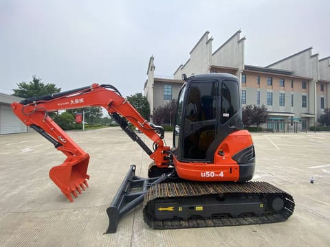 2022 Kubota U50-4 mini excavator, side view 2022 Kubota U50-4 mini excavator, side view