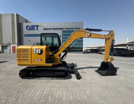 2023 Caterpillar 305.5E2 mini excavator side view 2023 Caterpillar 305.5E2 mini excavator side view