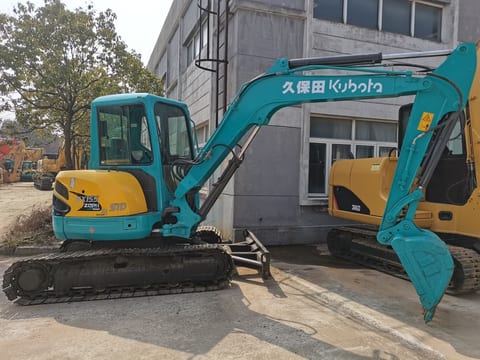 2016 Kubota KX155 ZEP II mini excavator, side view