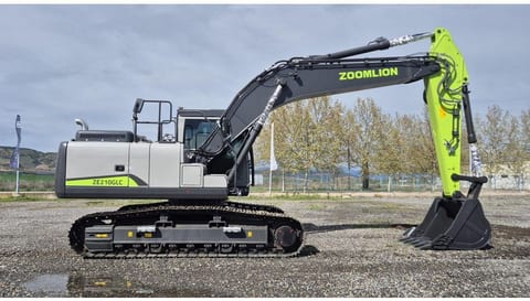 2026 Zoomlion ZE210GLC crawler excavator side view 2026 Zoomlion ZE210GLC crawler excavator side view