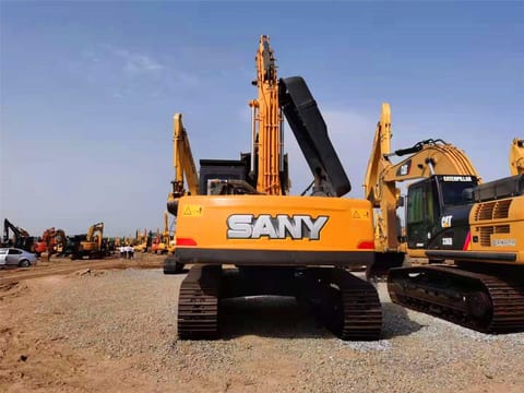 2022 Sany SY365 crawler excavator, rear view 2022 Sany SY365 crawler excavator, rear view