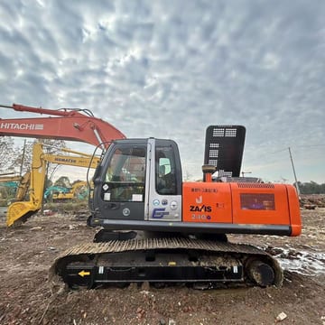 Hitachi Zaxis 240G crawler excavator side view Hitachi Zaxis 240G crawler excavator side view