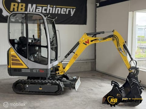 2022 Wacker Neuson ET16 mini excavator, side view 2022 Wacker Neuson ET16 mini excavator, side view