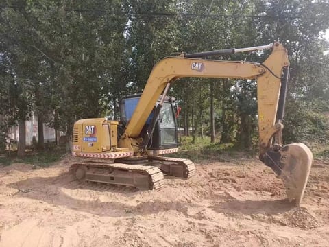 2023 Caterpillar 307E2 mini excavator, side profile view 2023 Caterpillar 307E2 mini excavator, side profile view